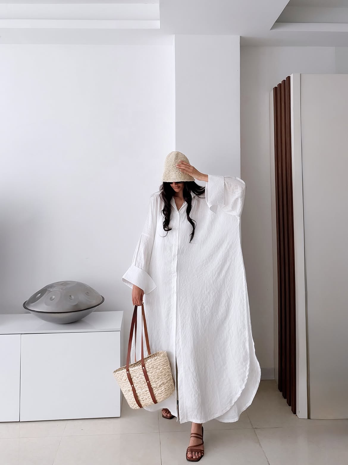 Oversized Shirt Dress