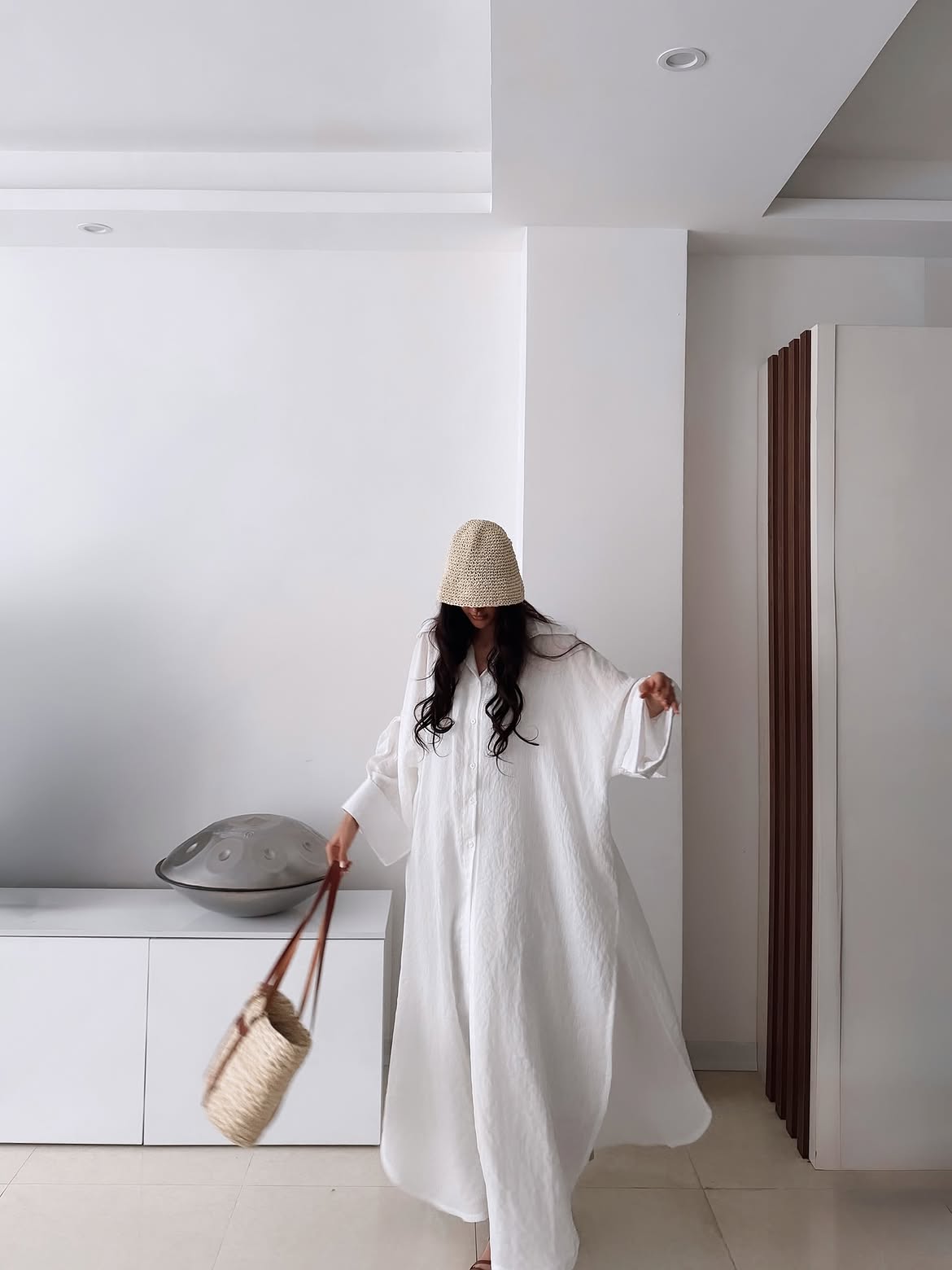 Oversized Shirt Dress