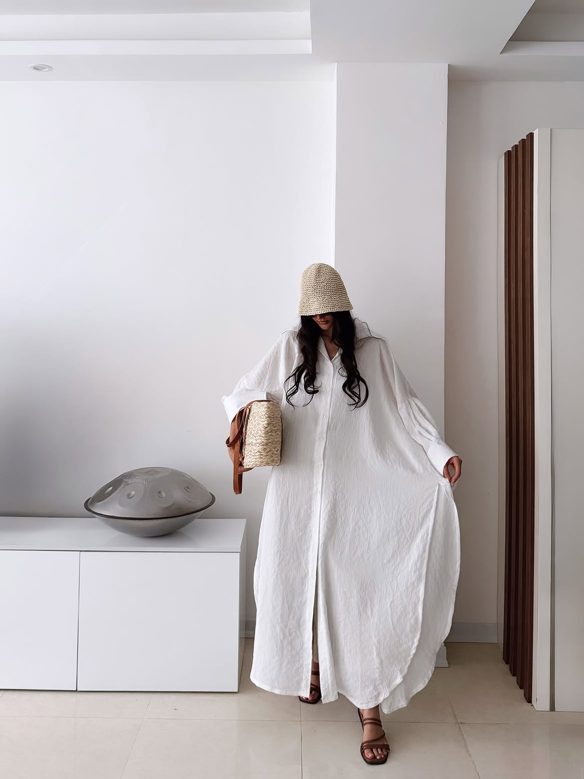Oversized Shirt Dress