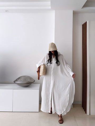 Oversized Shirt Dress