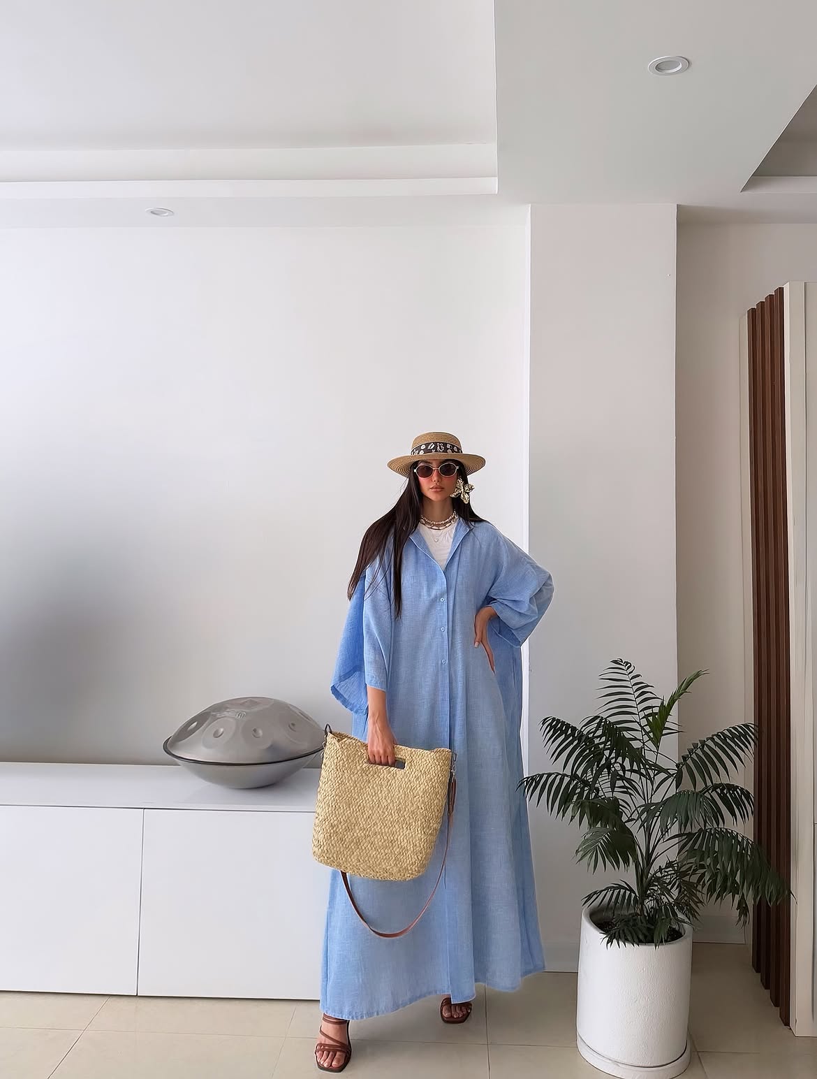 Oversized Shirt Dress