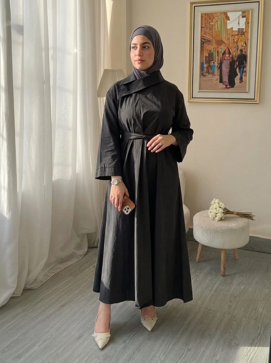 Rhea Trench Dress