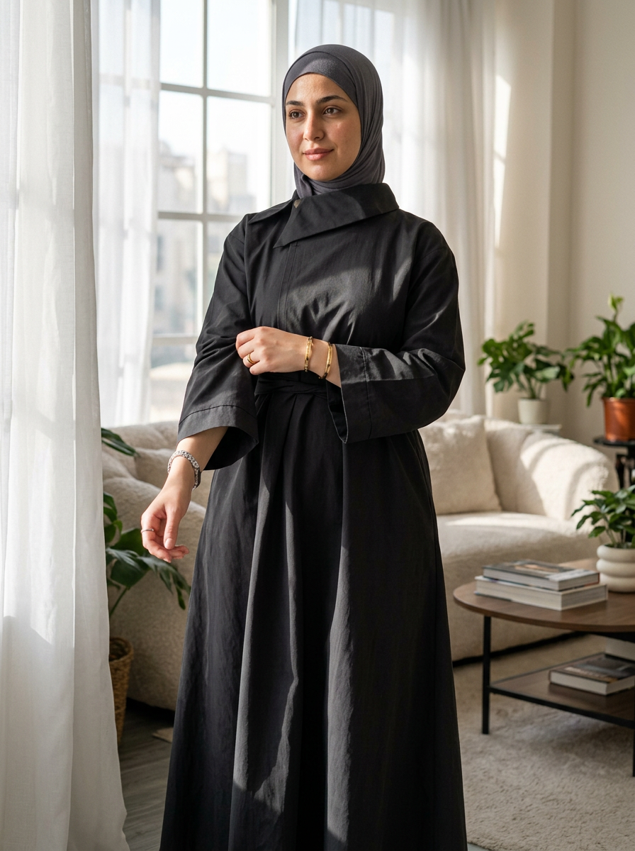 Rhea Trench Dress
