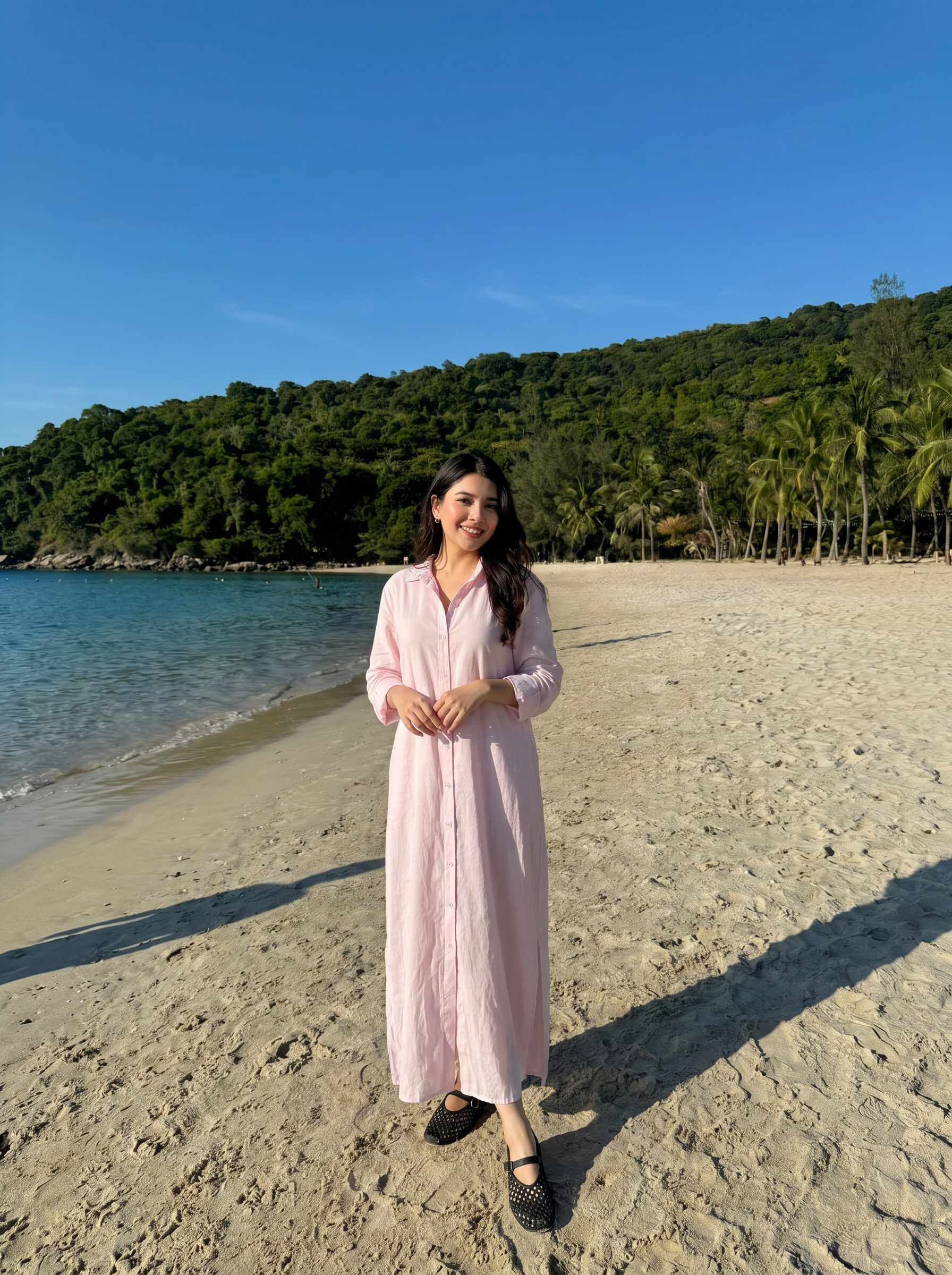 Oversized Shirt Dress