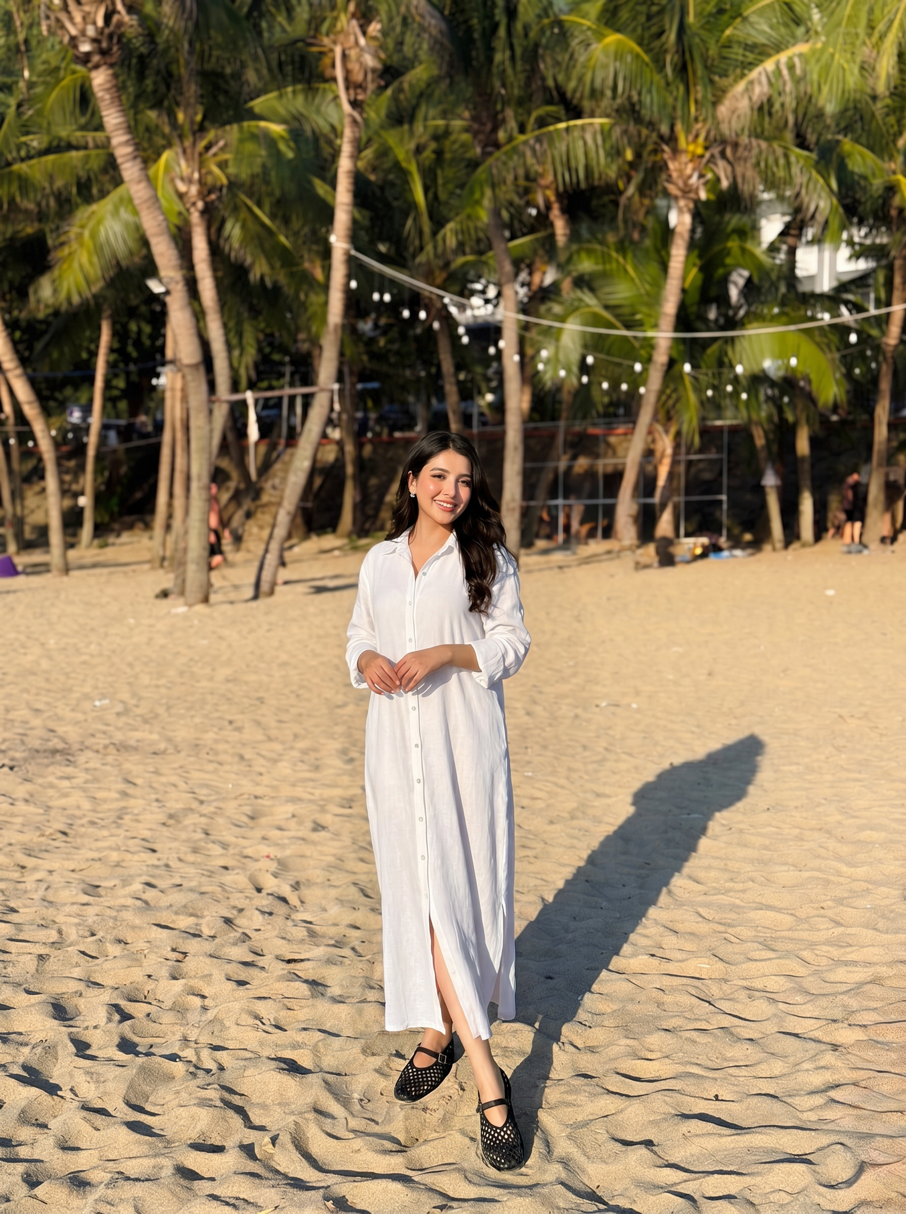 Oversized Shirt Dress