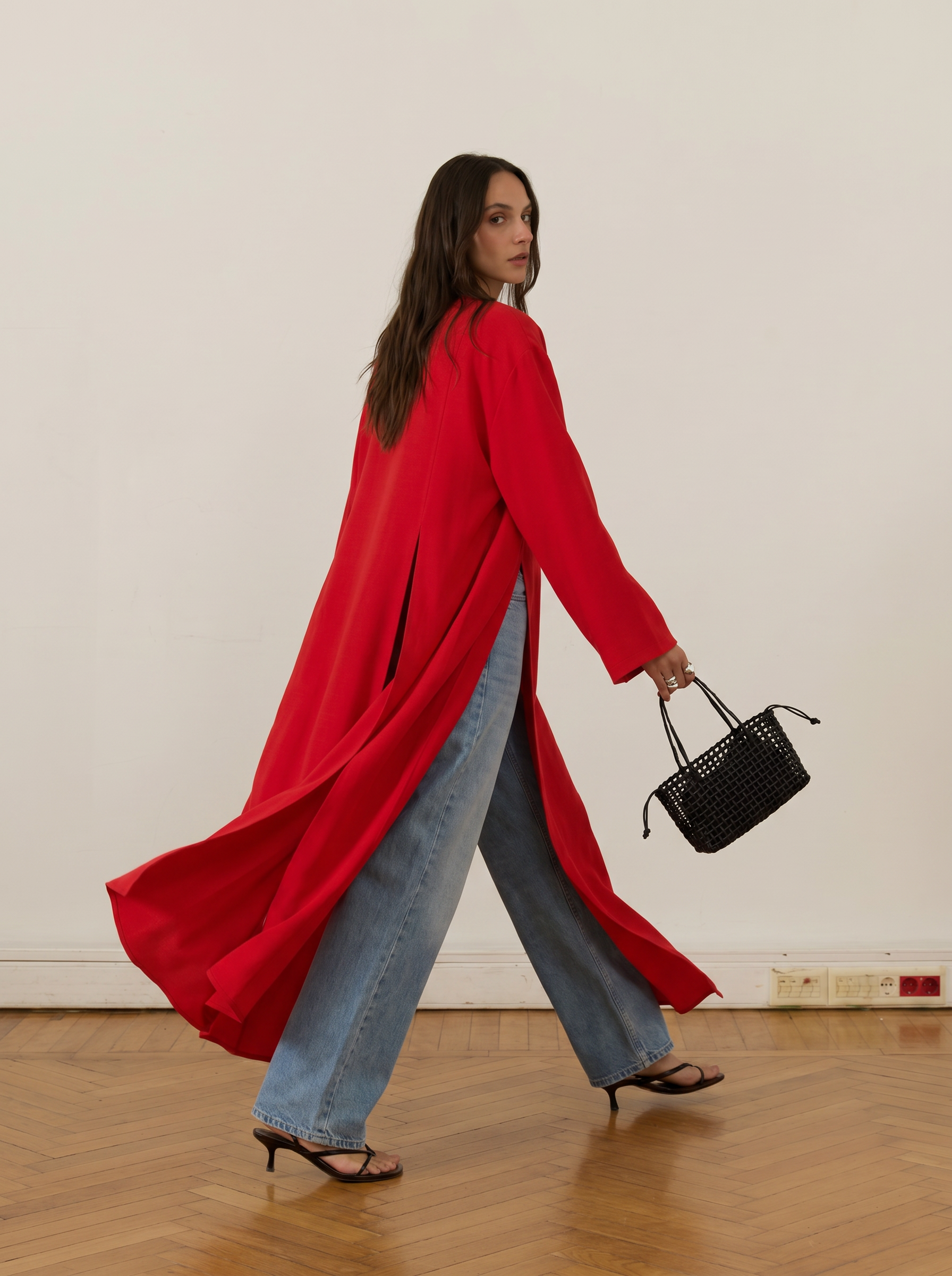 Drama Slit Maxi Top