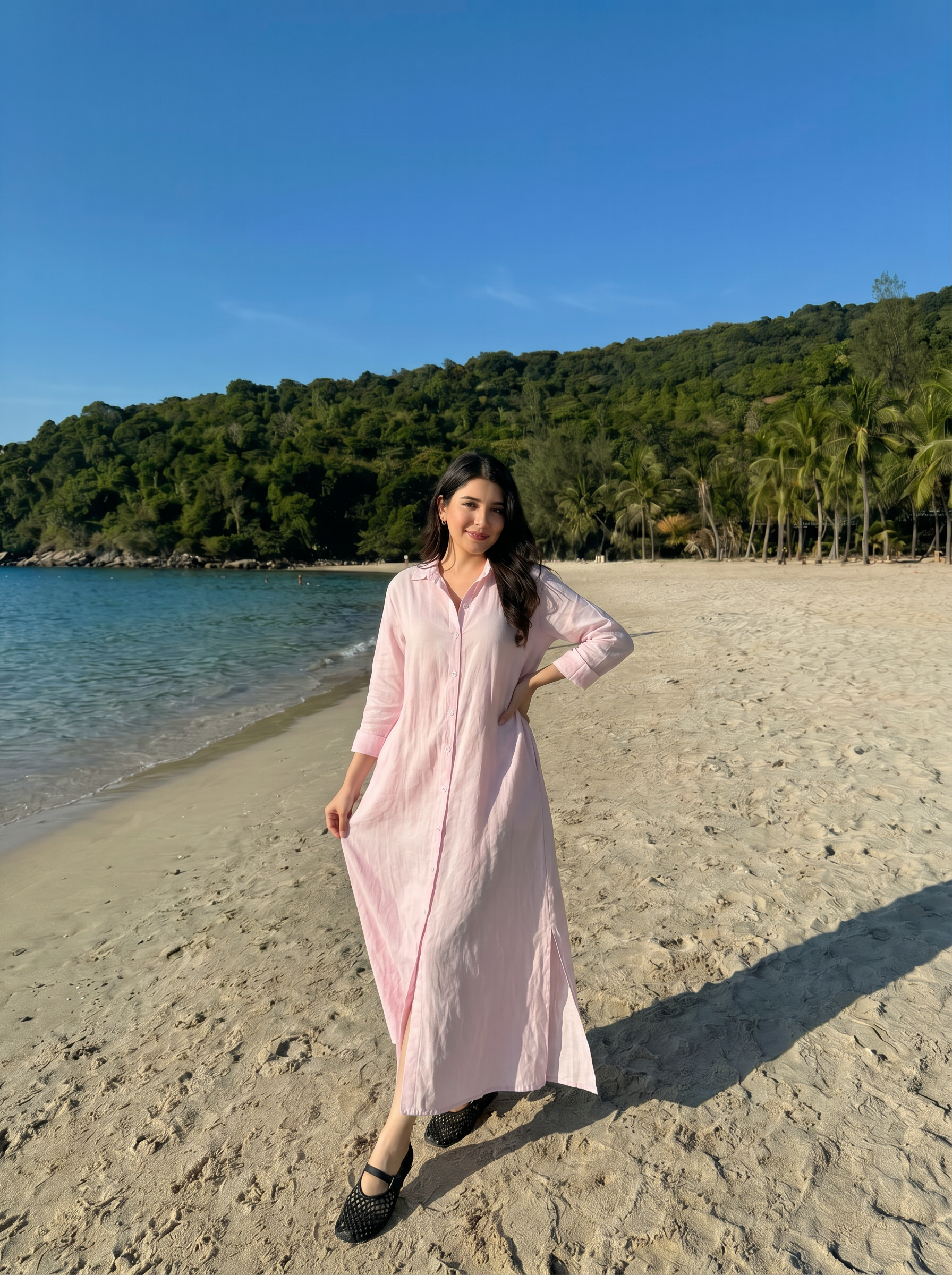 Oversized Shirt Dress