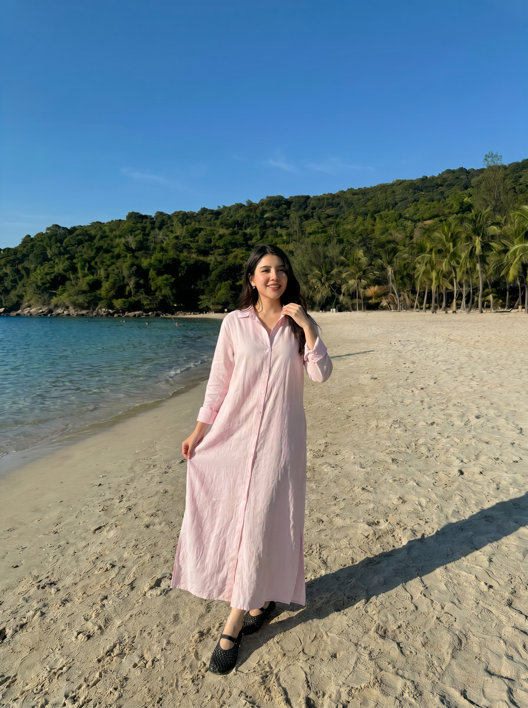 Oversized Shirt Dress