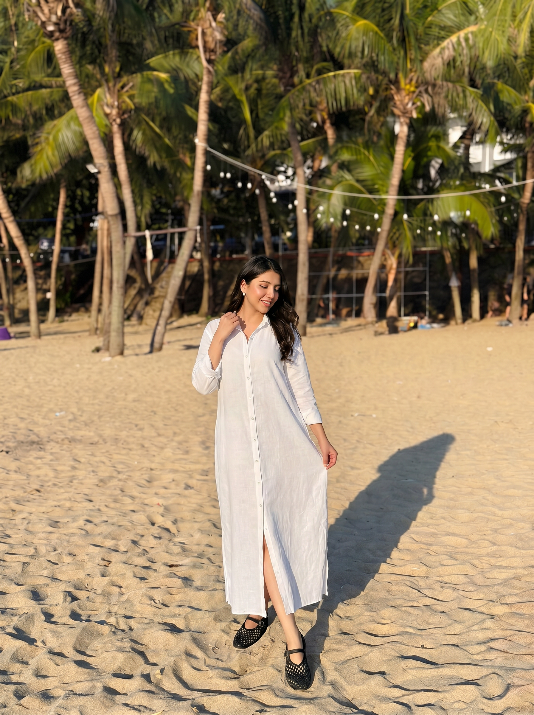 Oversized Shirt Dress
