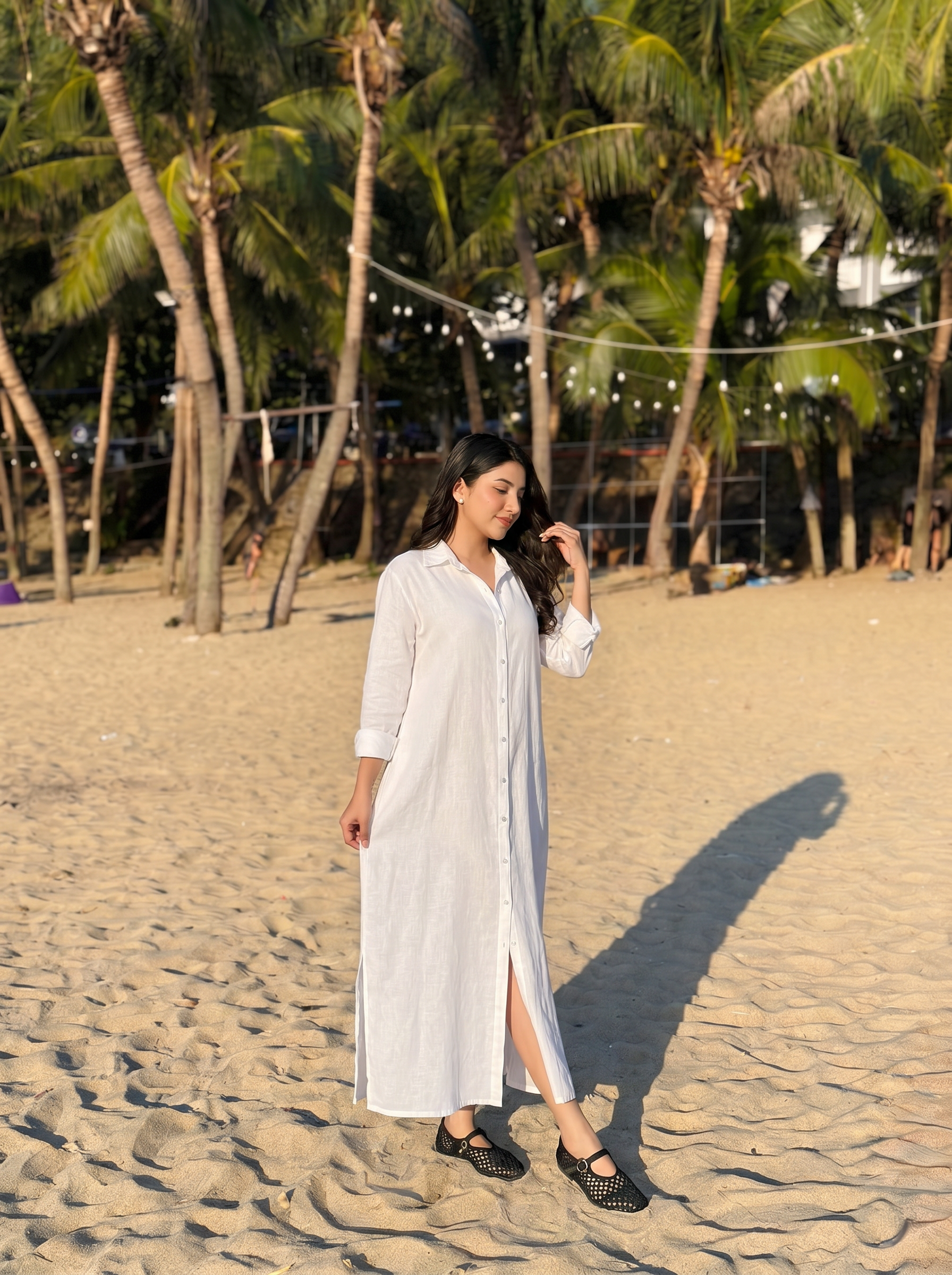Oversized Shirt Dress